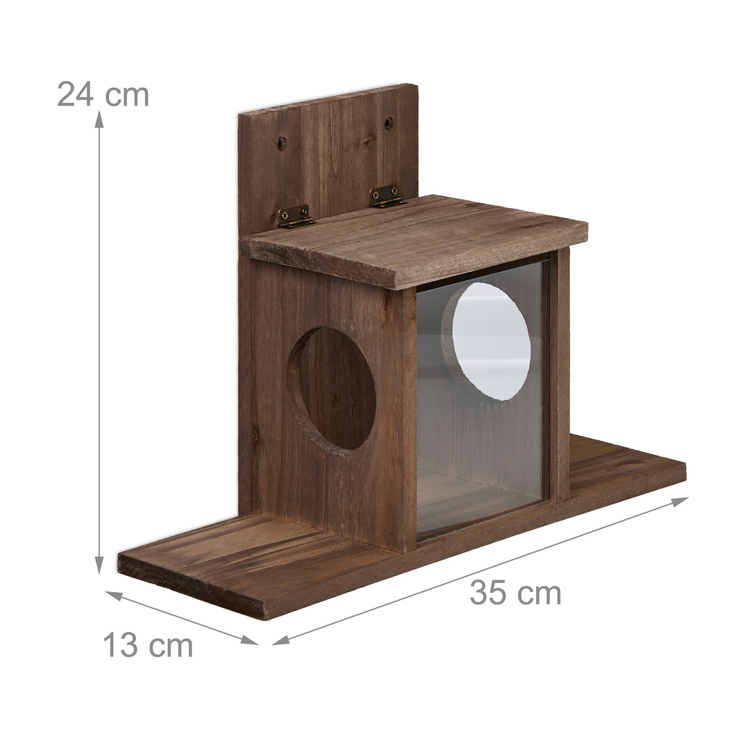 Squirrel feeder with 2 inputs