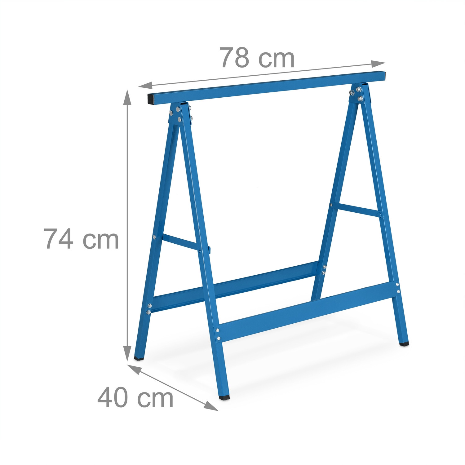 Supporti da lavoro, 2 pezzi, blu
