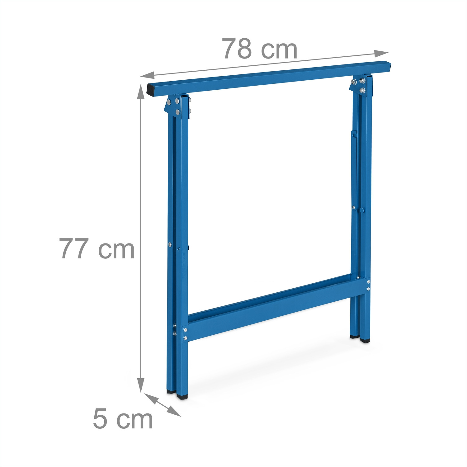 Supporti da lavoro, 2 pezzi, blu