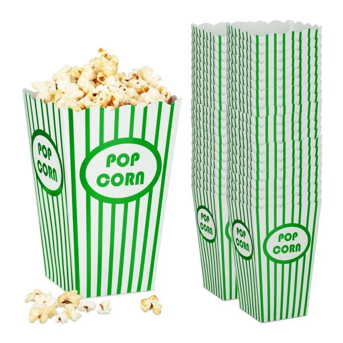 Sacchetti per popcorn, 48 pezzi
