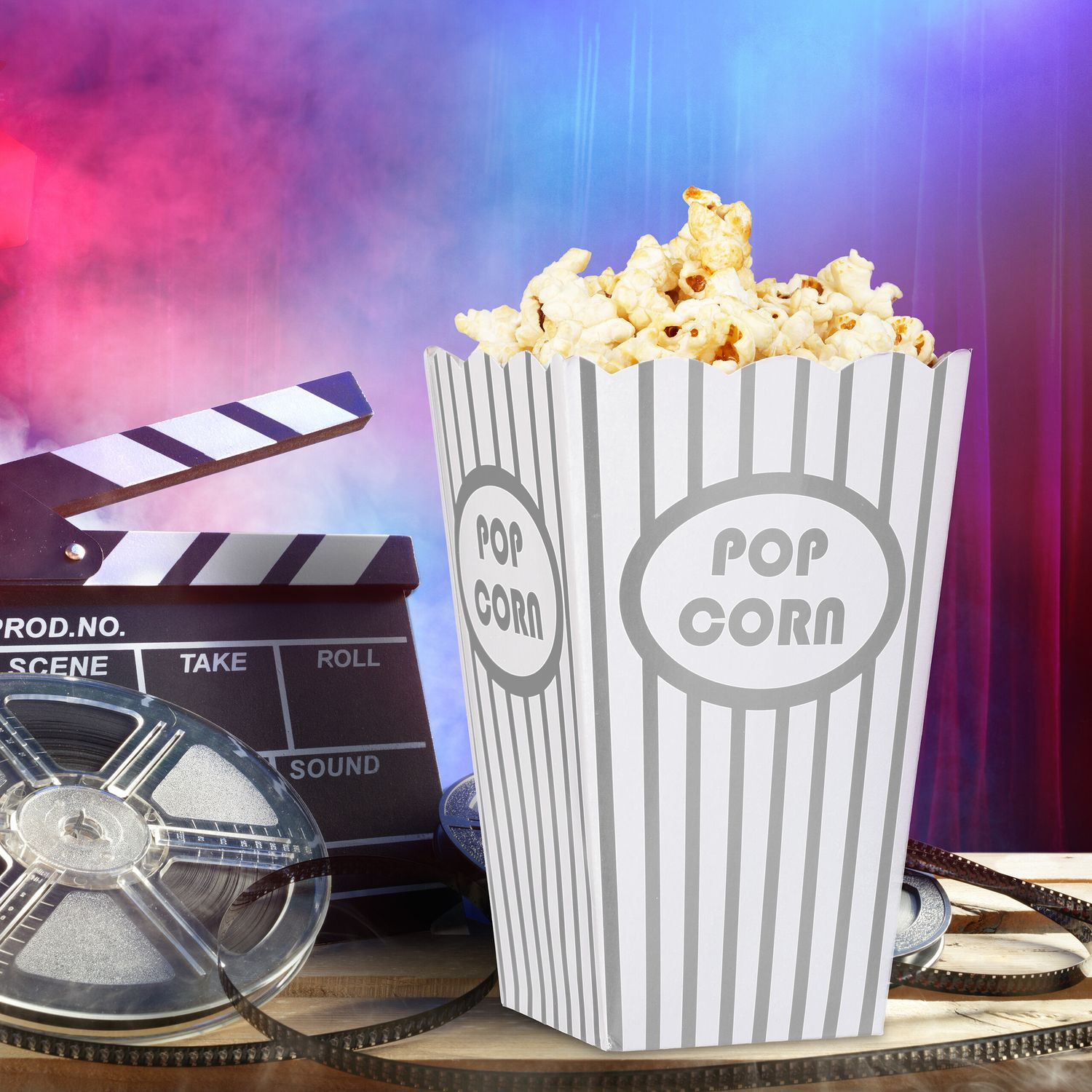 Sacchetti per popcorn, 48 pezzi