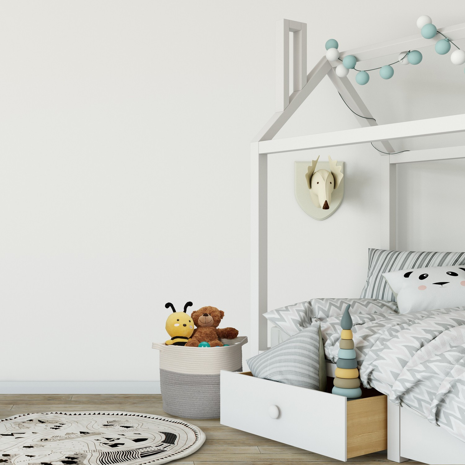 Cotton storage basket