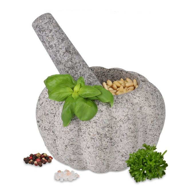 Granitmörtel mit Schlag