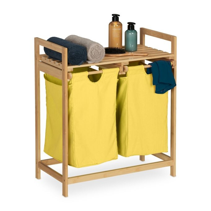 Bamboe wasmand plank