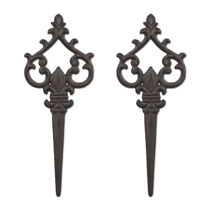 Antiker Gartenstecker 2er Set