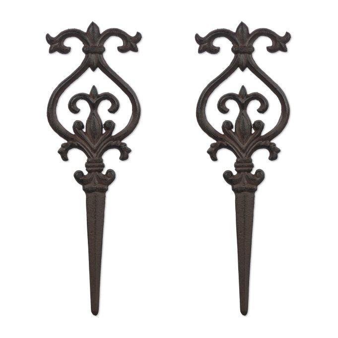 Antiker Gartenstecker 2er Set