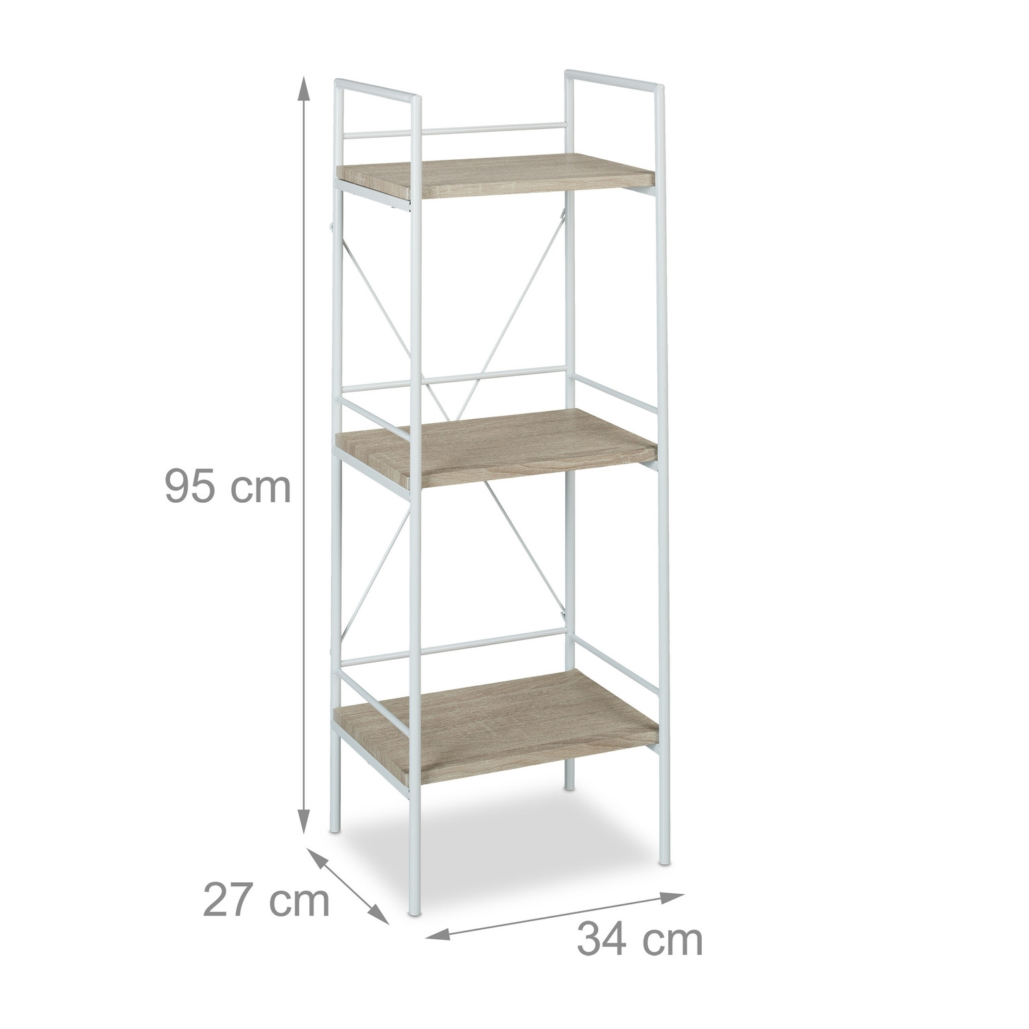 Scaffale da terra a 3 livelli