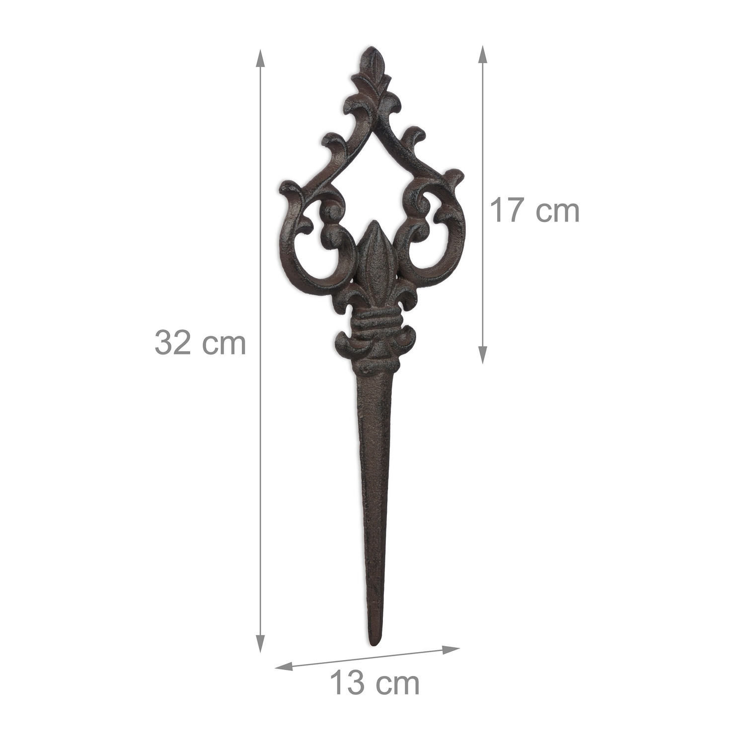 Antiker Gartenstecker 2er Set