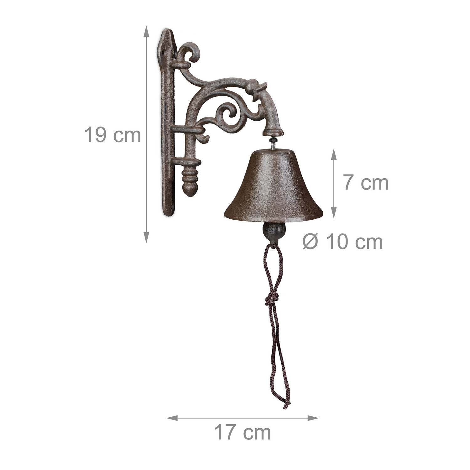 Cast iron doorbell