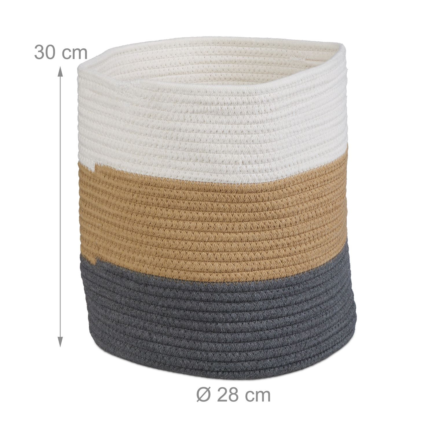 Cesta de almacenamiento de algodón