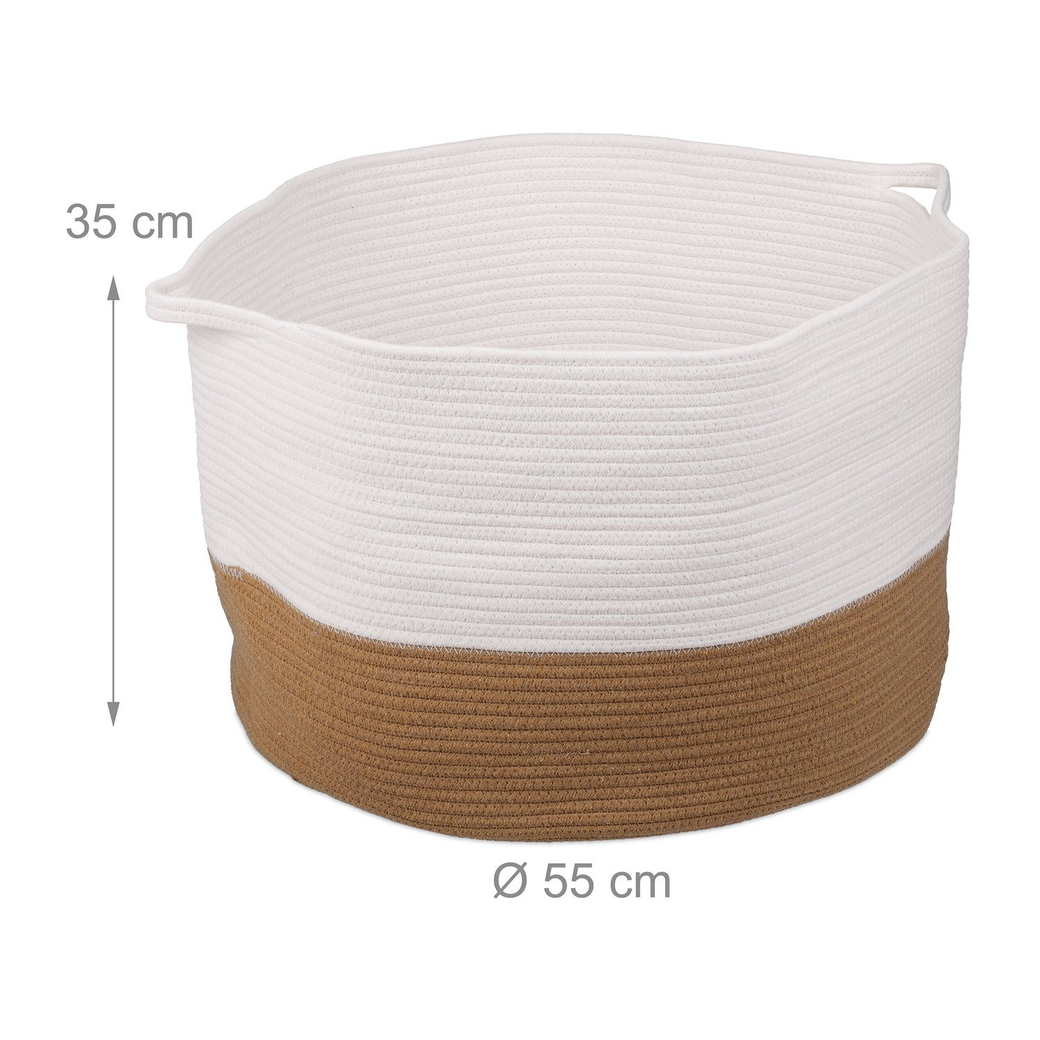 Cesta de almacenamiento de algodón