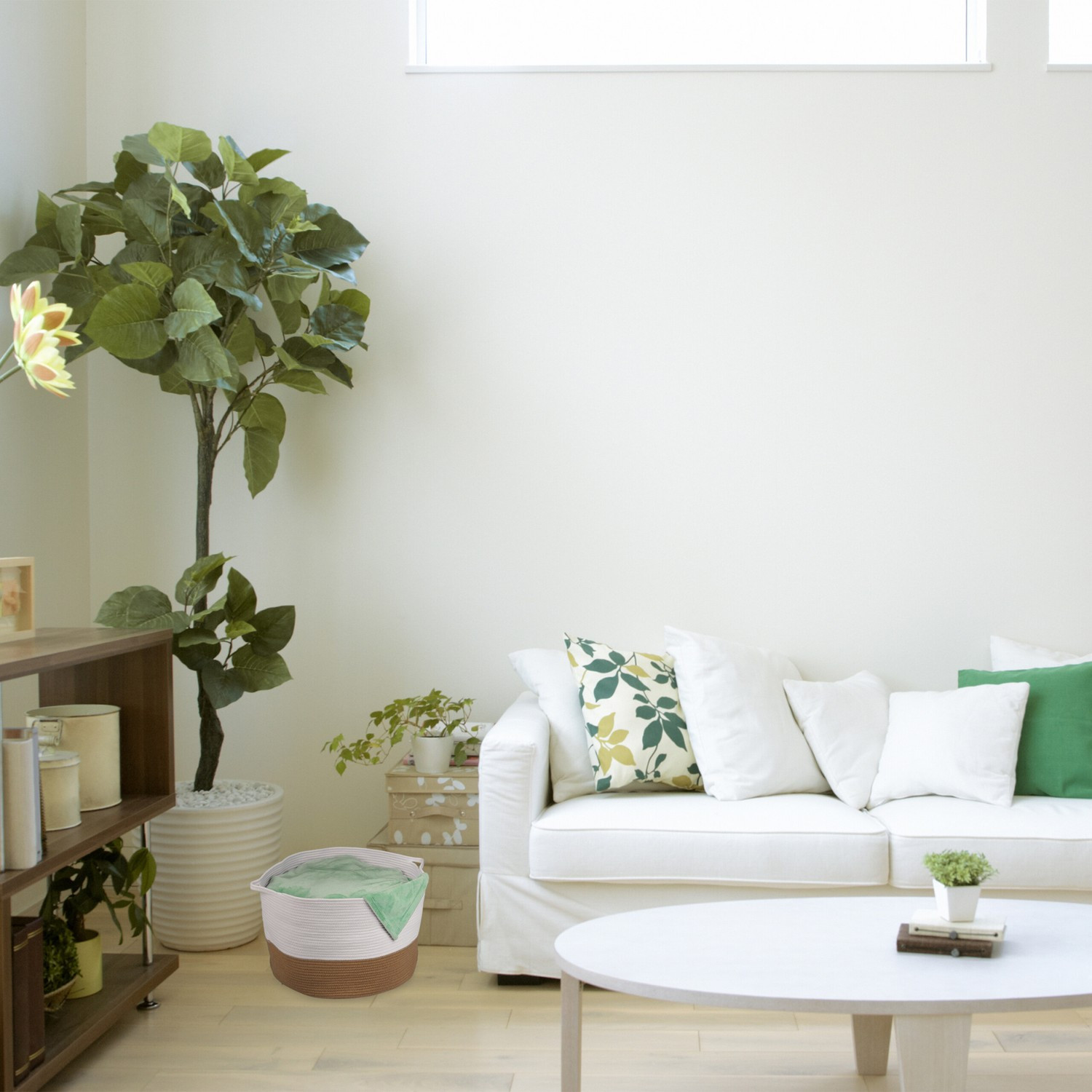 Panier de rangement en coton