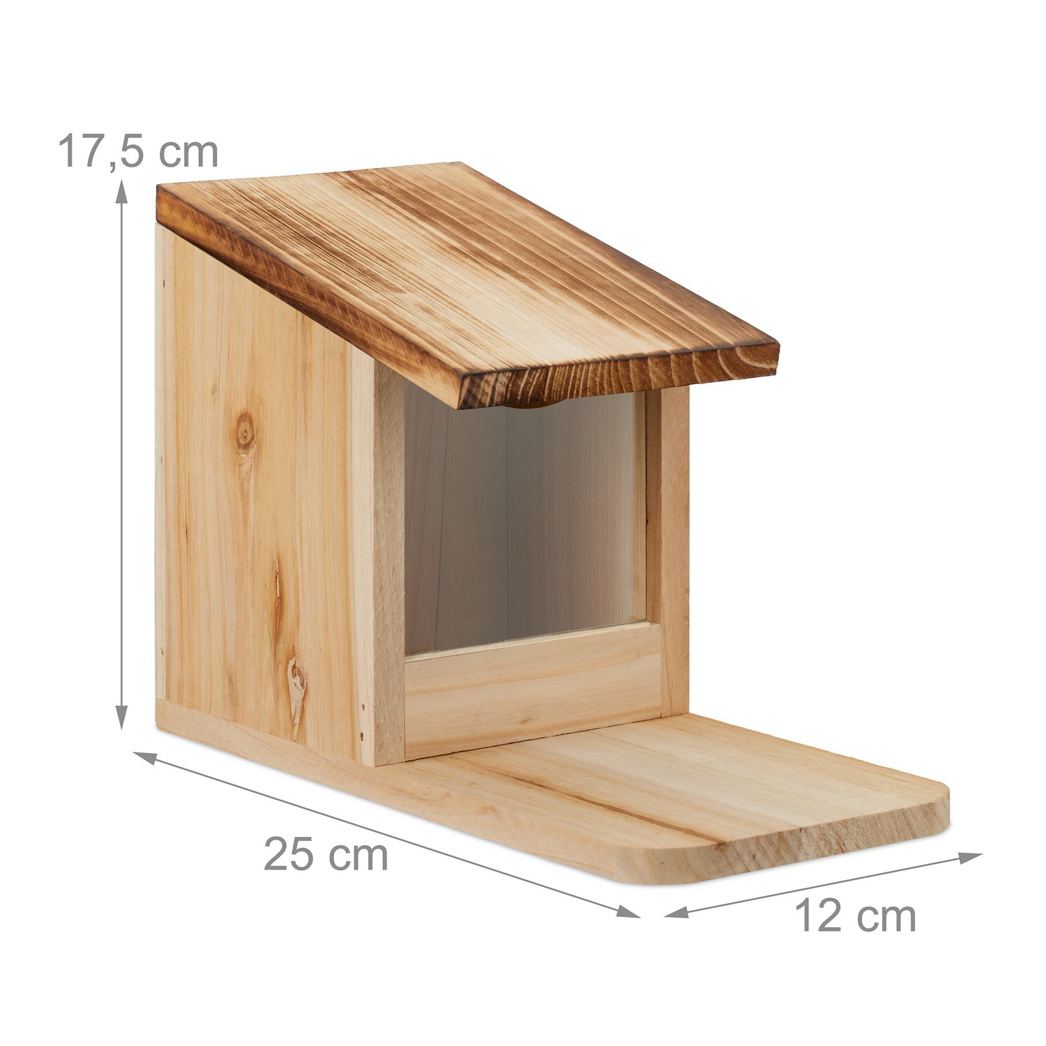 Eichhörnchenfutterhaus Holz