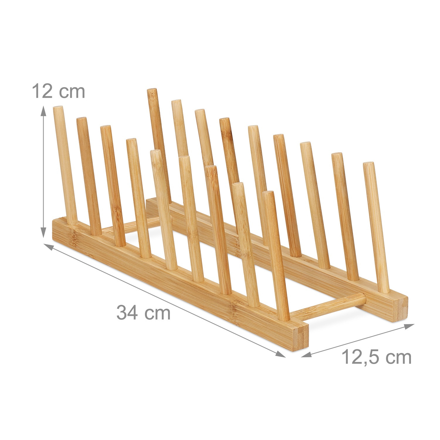 conjunto de 2 porta-pratos de bambu