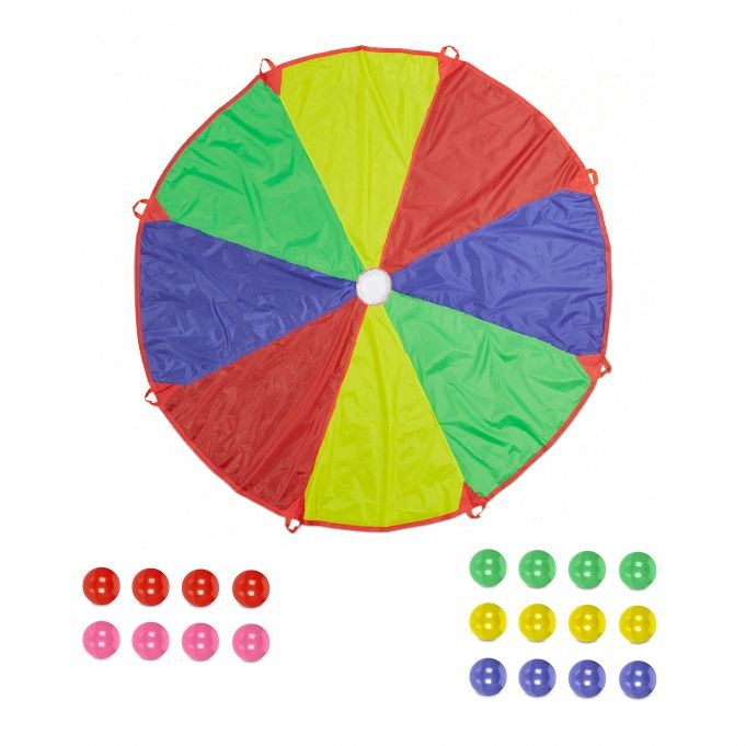Balanço colorido com bolas
