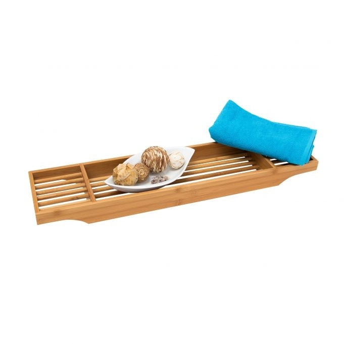 Étagère de baignoire à 3 compartiments