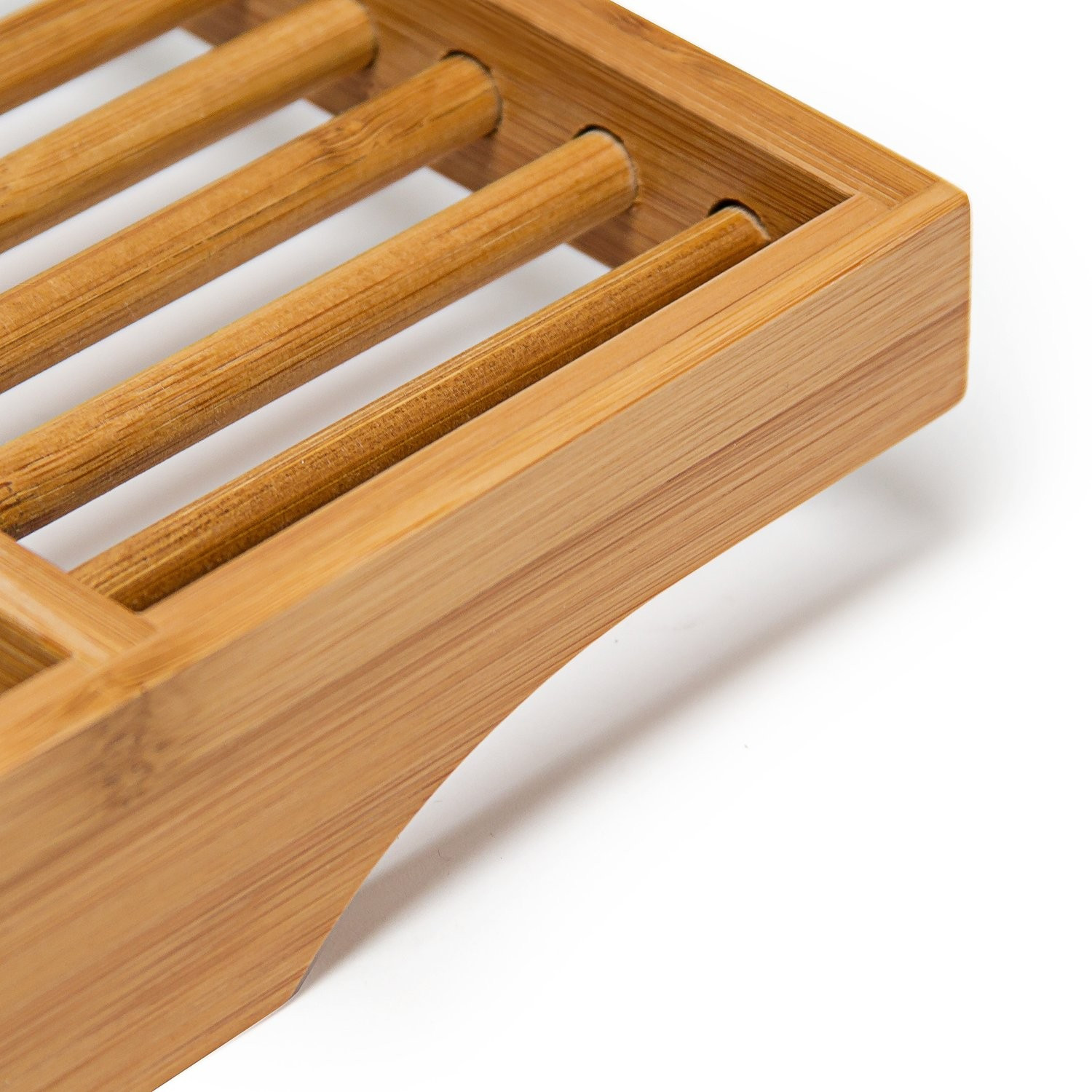 Bathtub shelf with 3 compartments