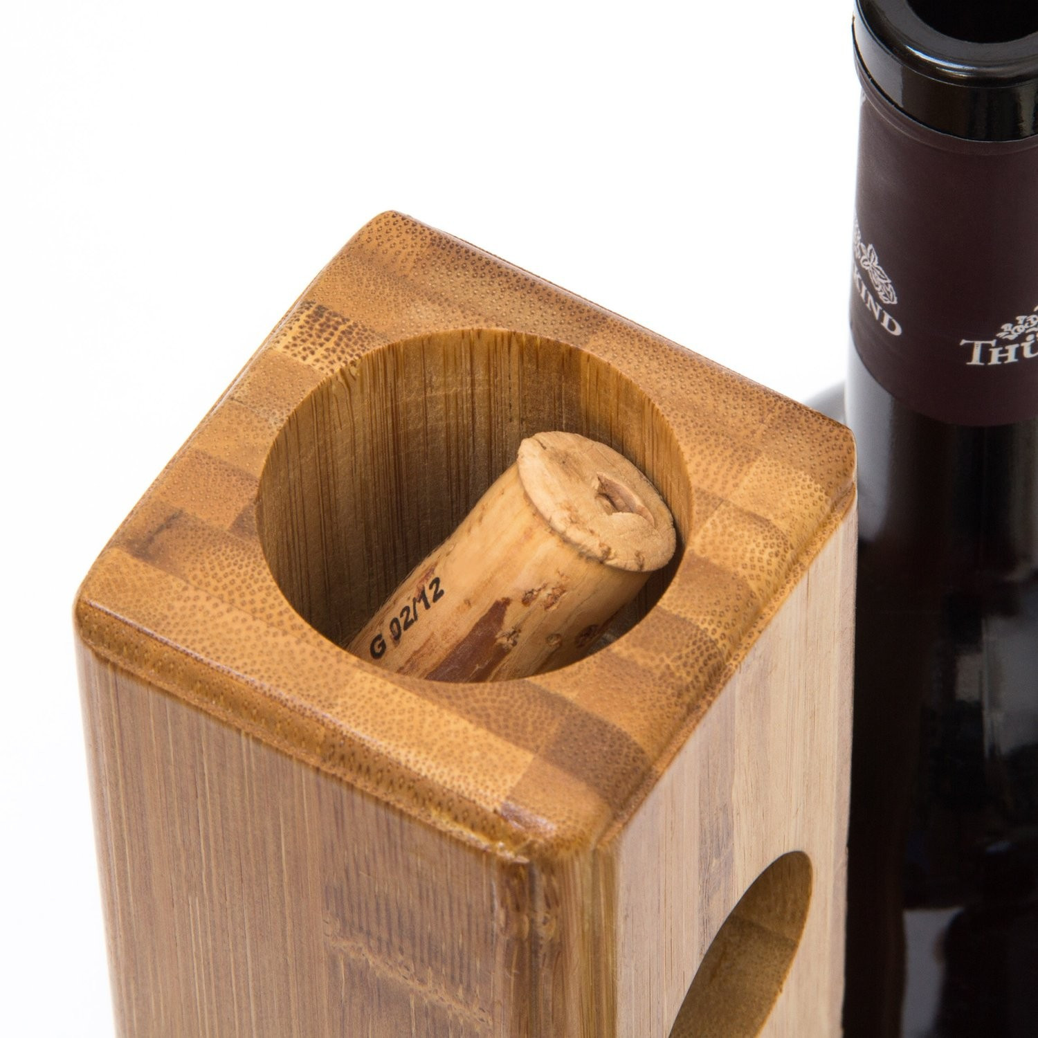 Weinregal aus Bambus
