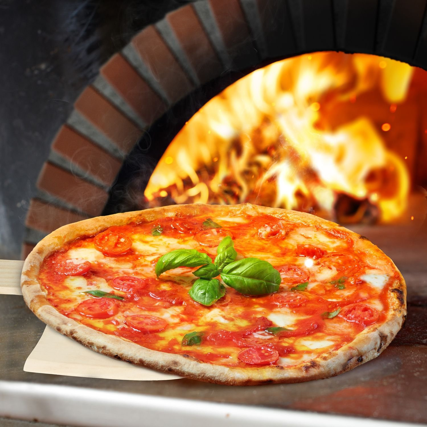 Pá de pizza de madeira