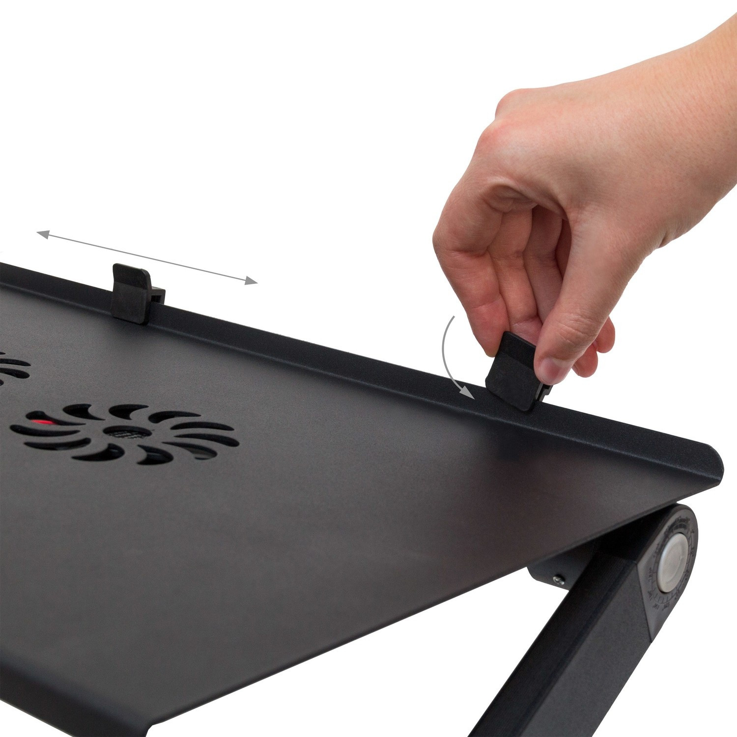 Laptopständer mit einstellbarem Lüfter