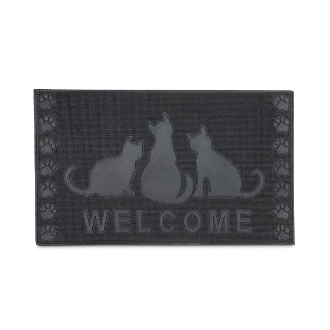 Rubber mat cats
