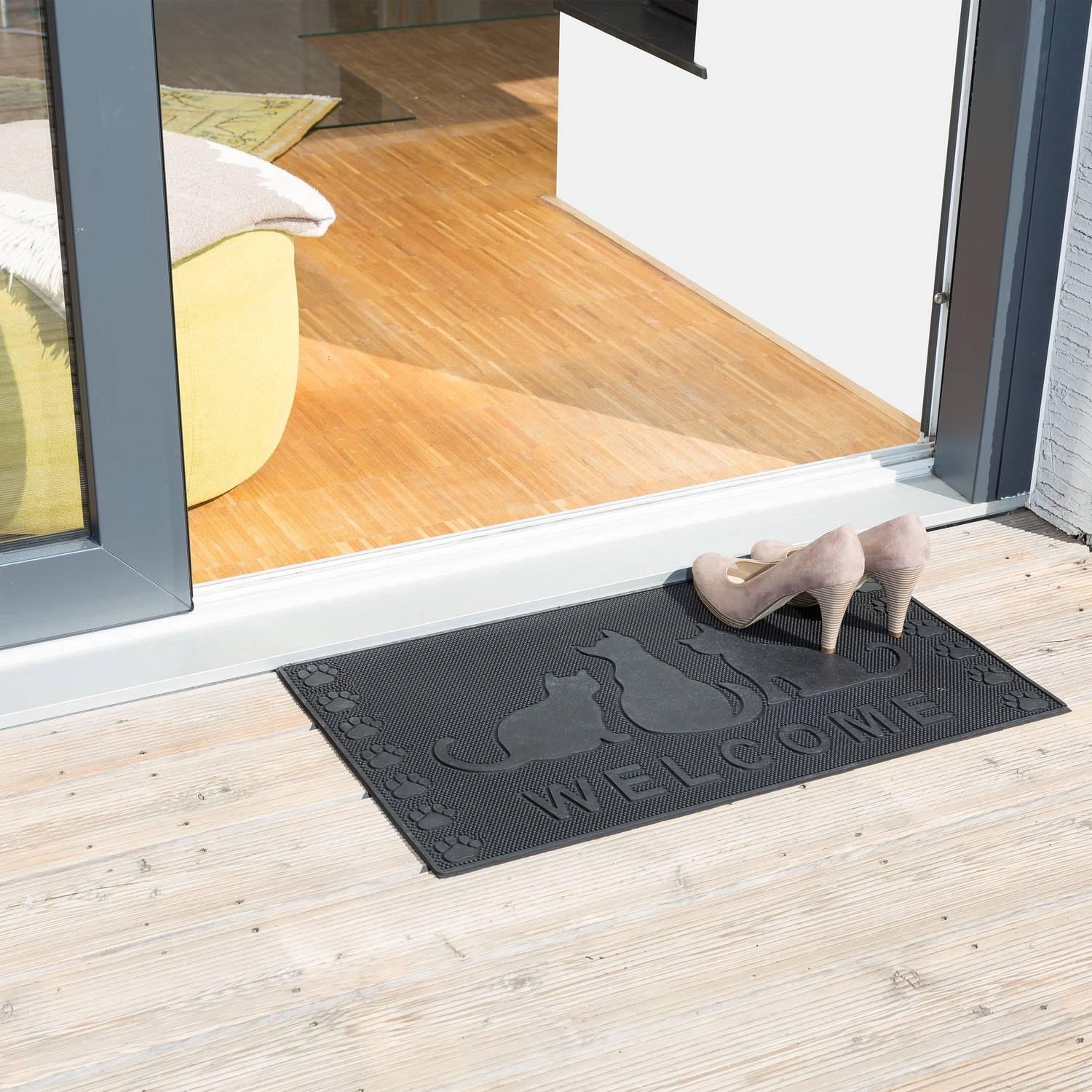 Rubberen mat katten