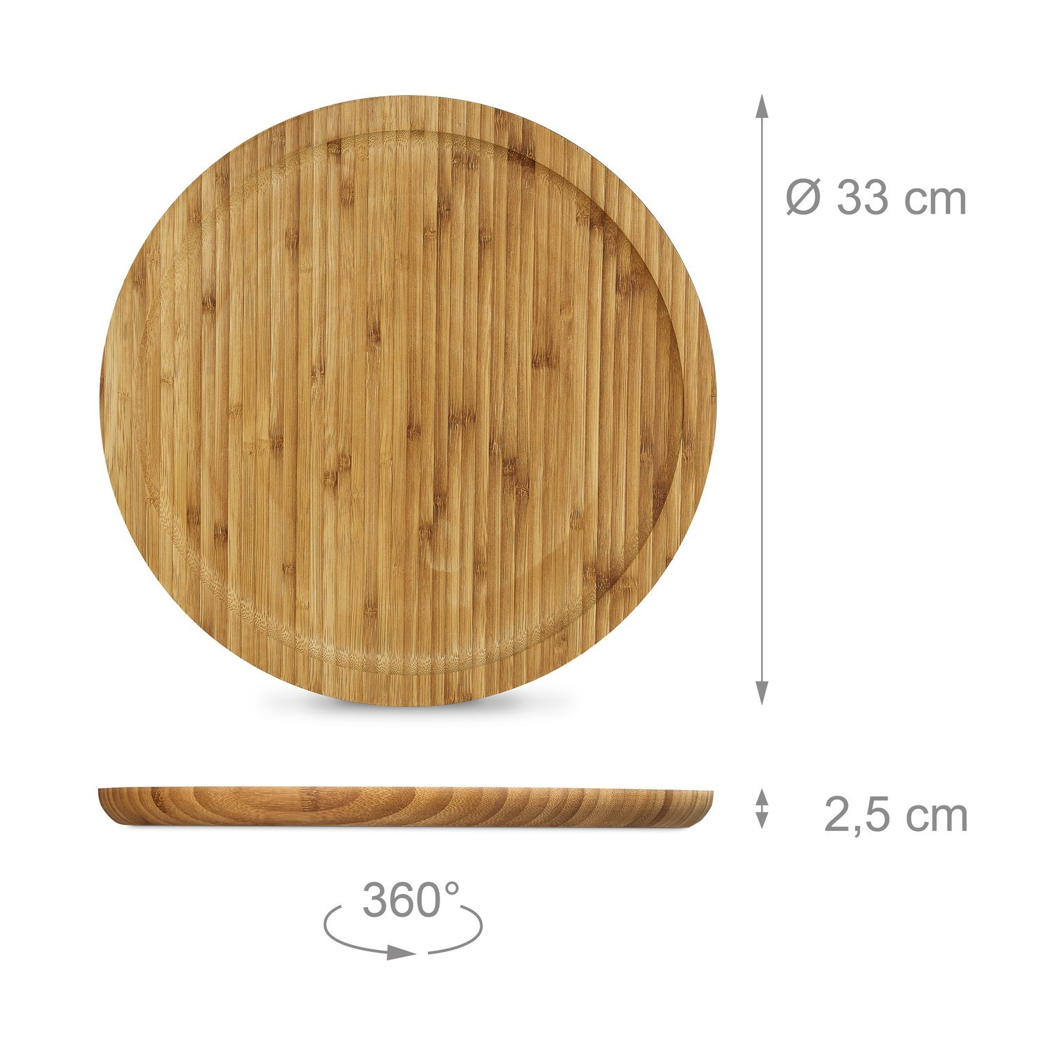 Plateau en bambou