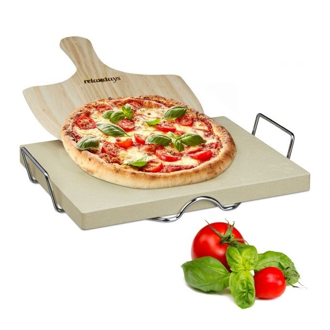 Pizzasteen 3 cm in set