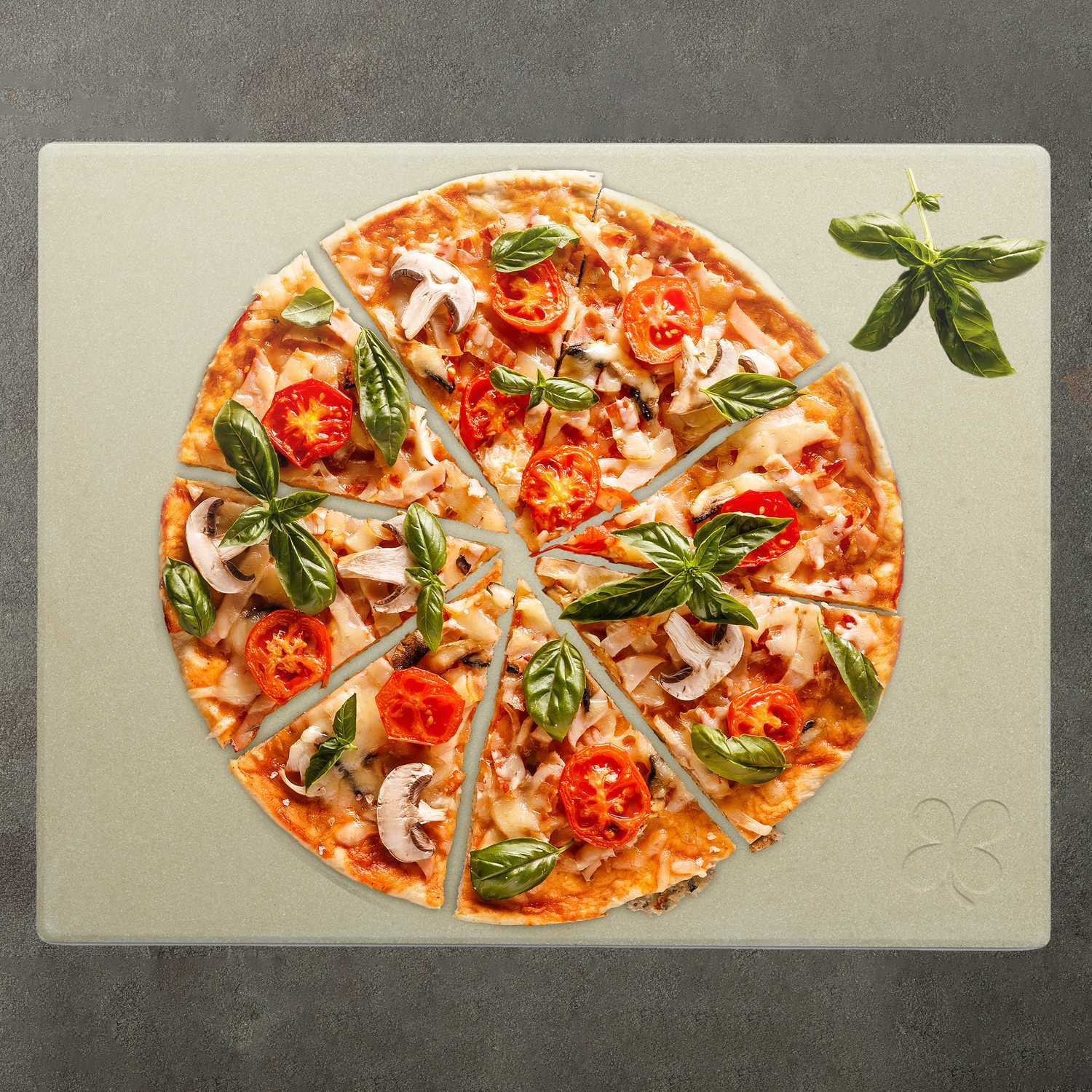 Pizzasteen 3 cm in set