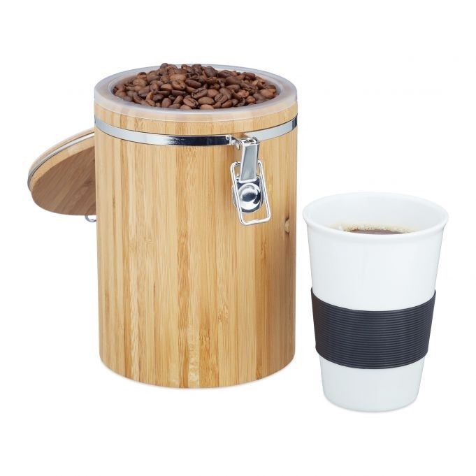 Lata de café em bambu