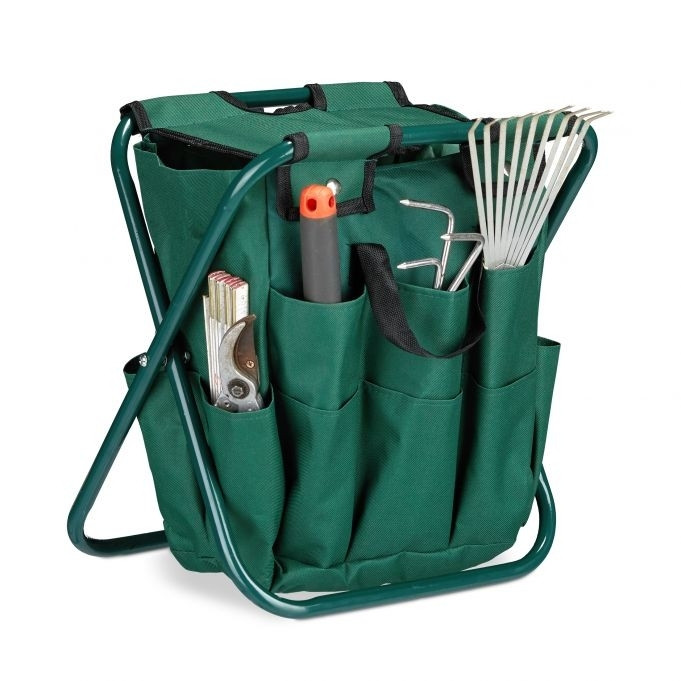 Collapsible pallet for garden tools