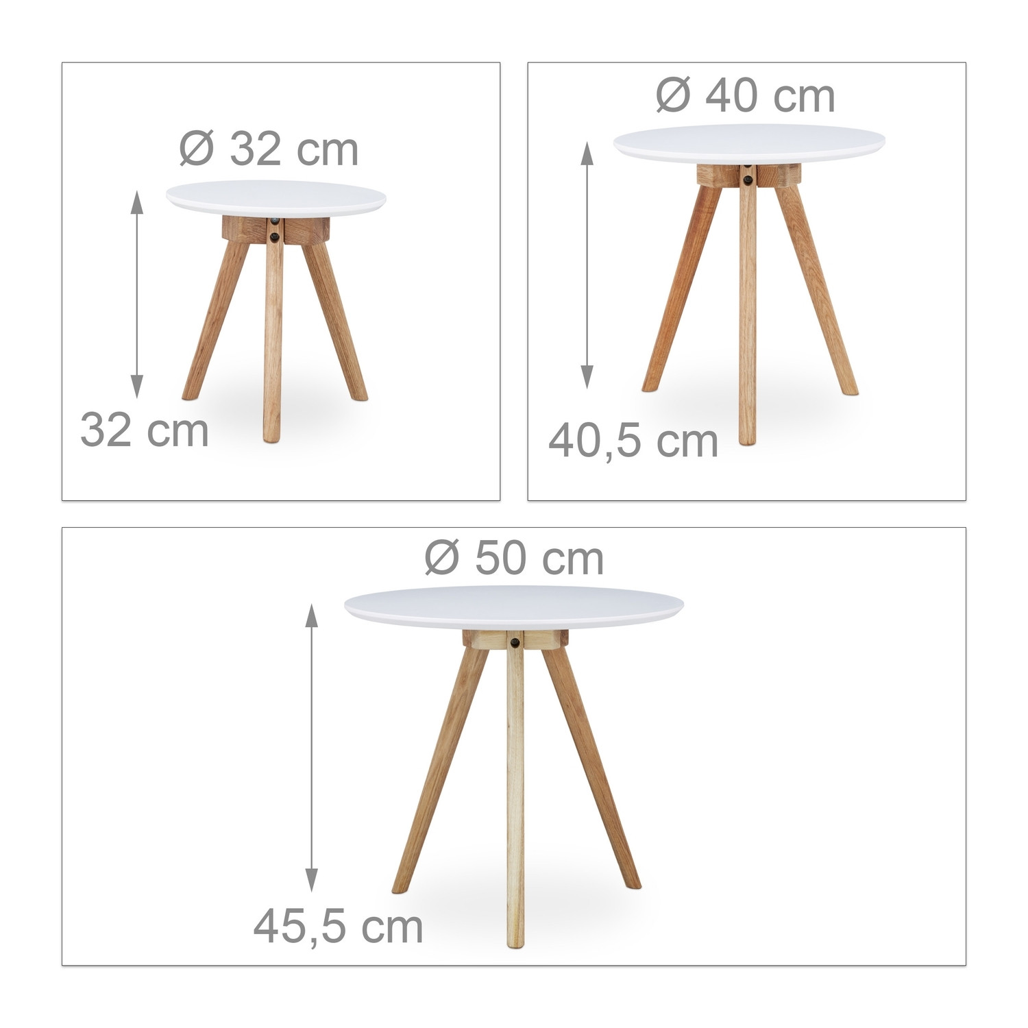 Mesa lateral em conjunto
