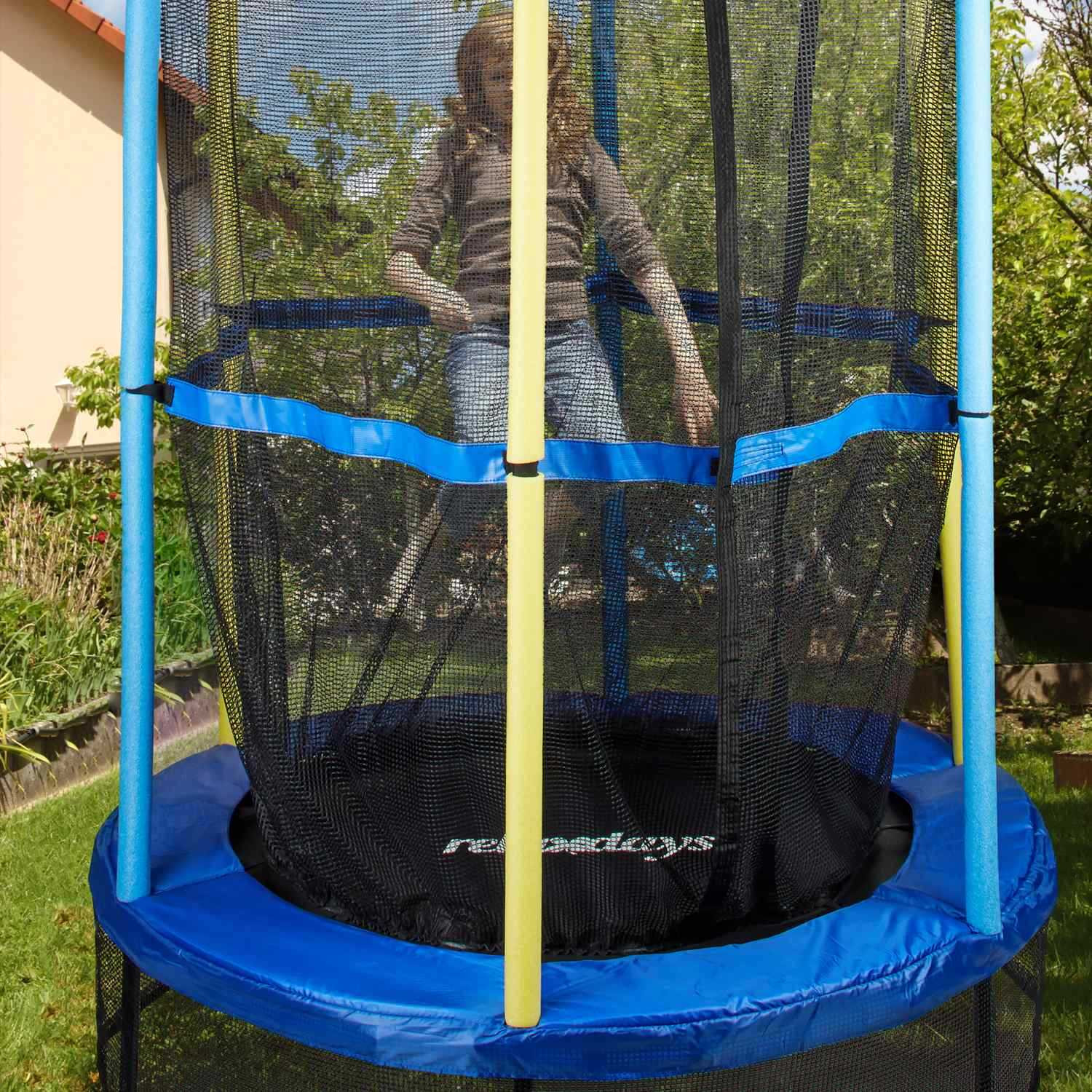 Kindertrampolin mit Sicherheitsnetz