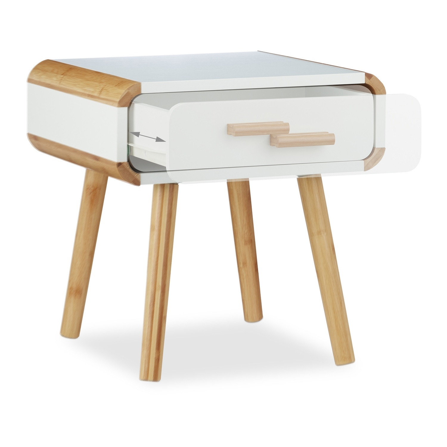 Mesa de cabeceira com gaveta