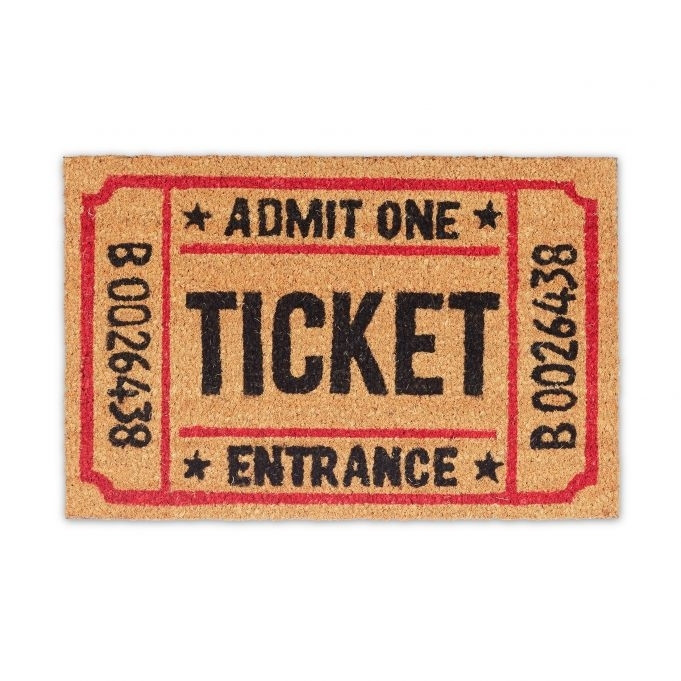 Deurmat kokosvezel ticket