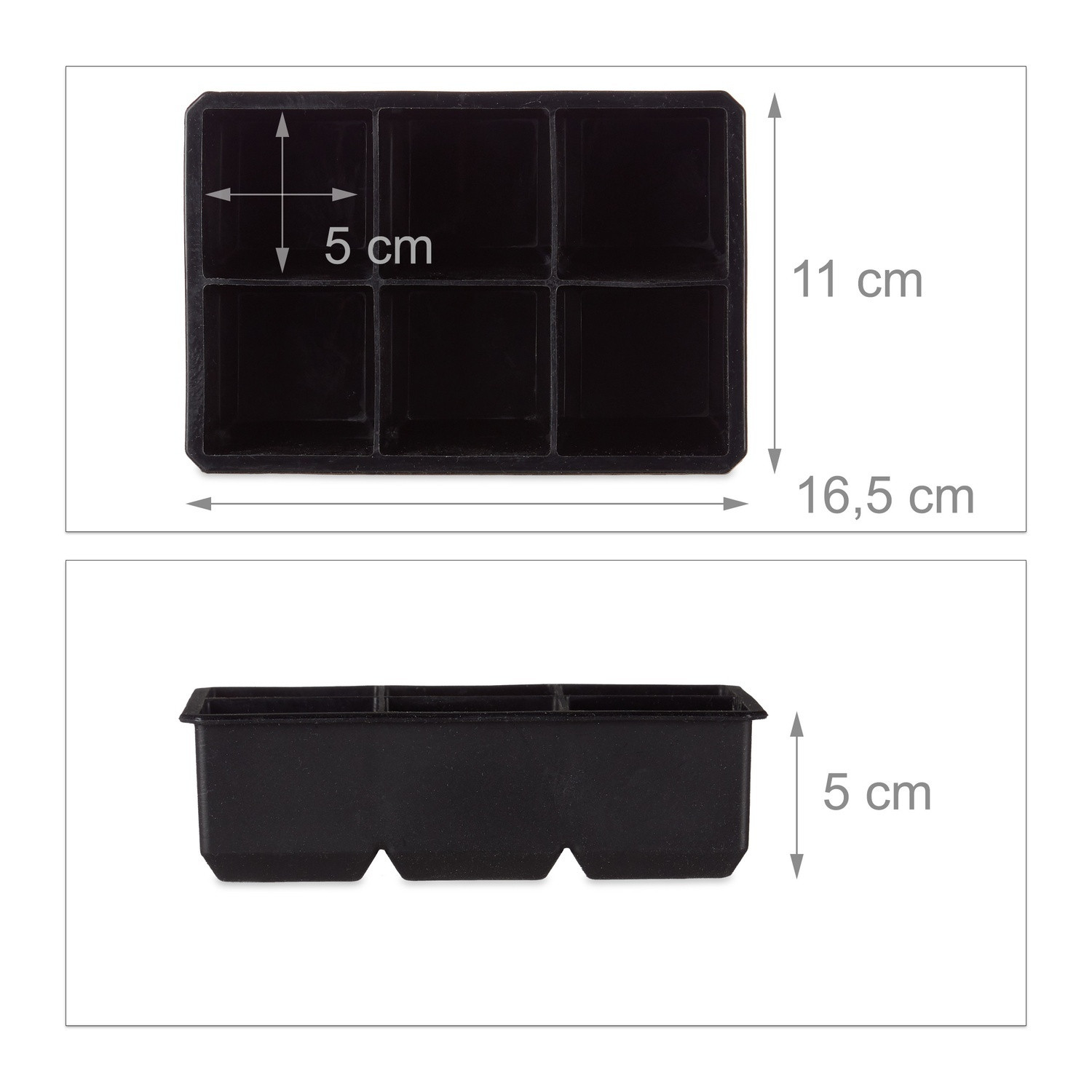 Silikon-Eiswürfelform 5 cm