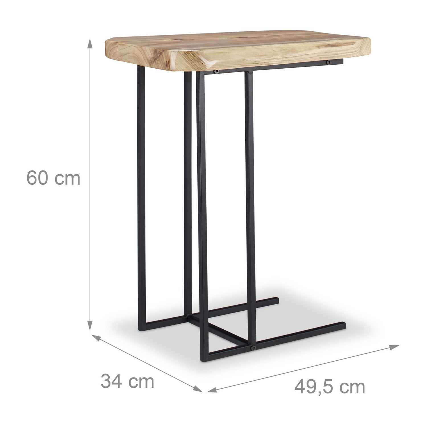 Mesa lateral de cedro