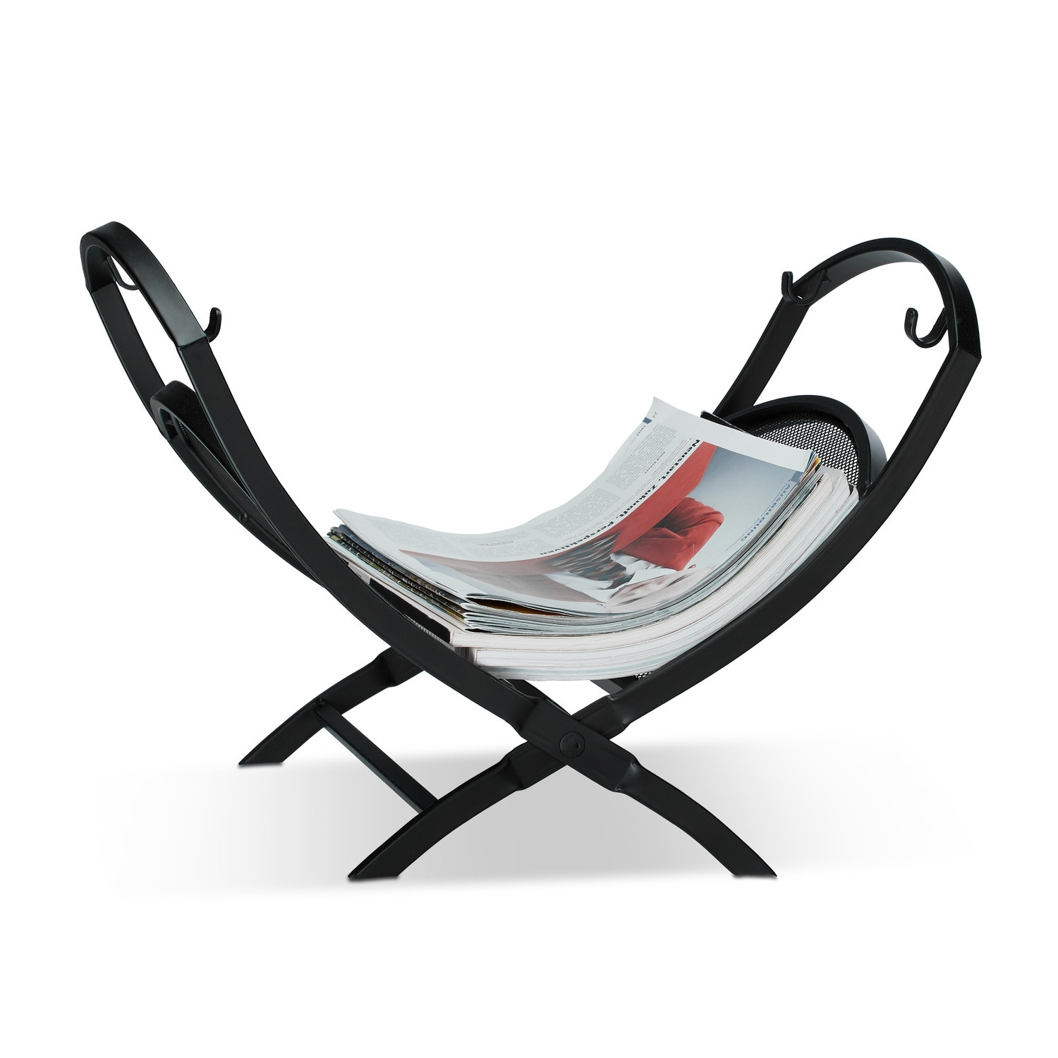 Cesta para leña con asa
