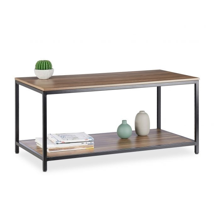 Table basse avec structure en métal