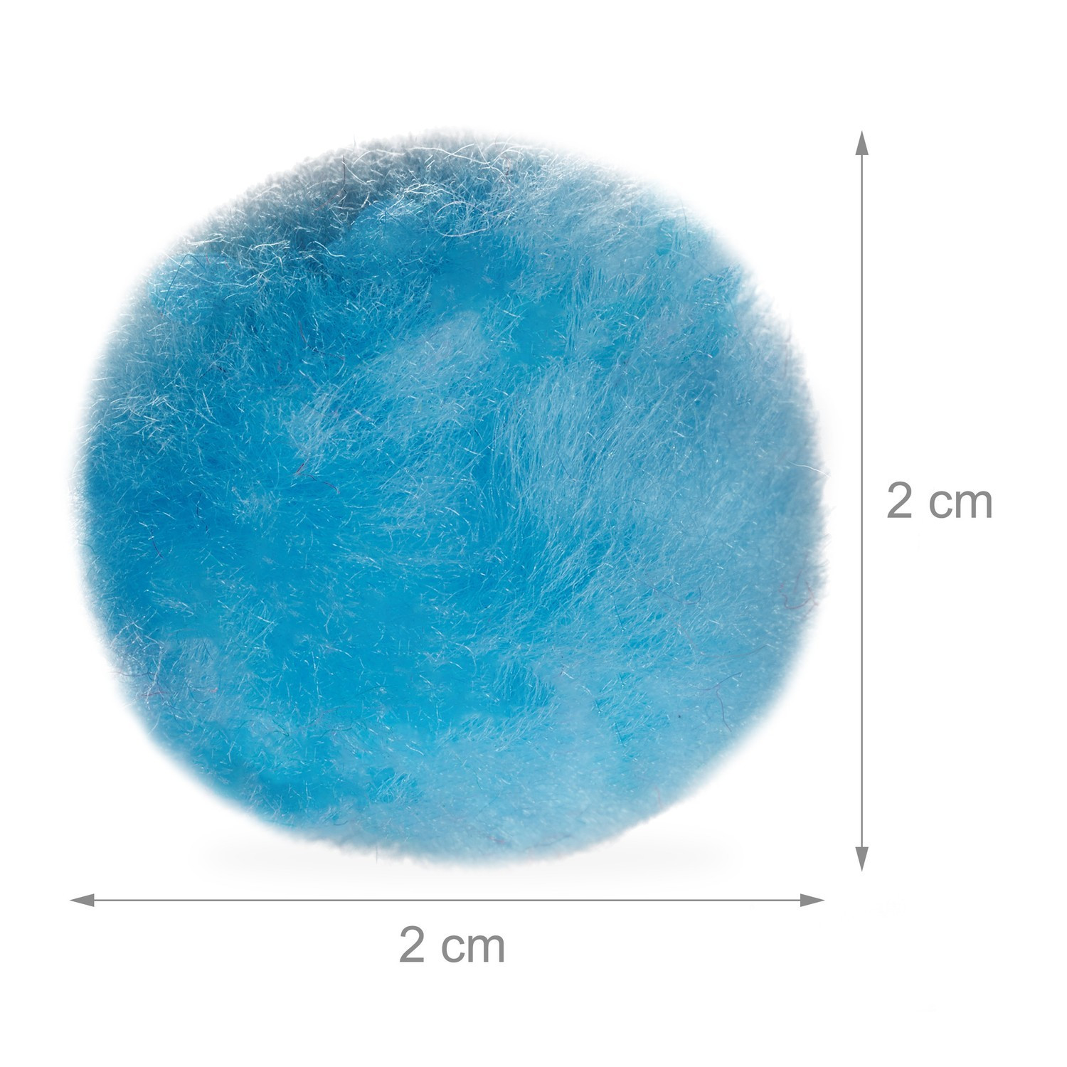 Pompons, farbig, 200 Stück