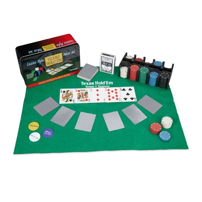 Juego de póquer grande