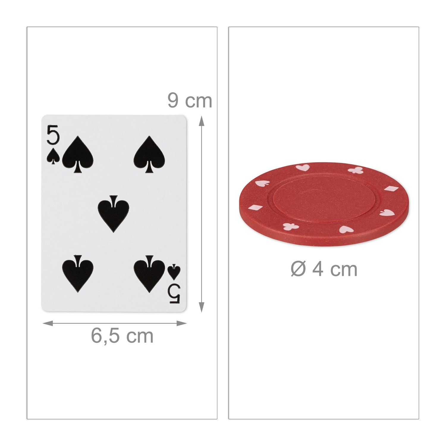Juego de póquer grande