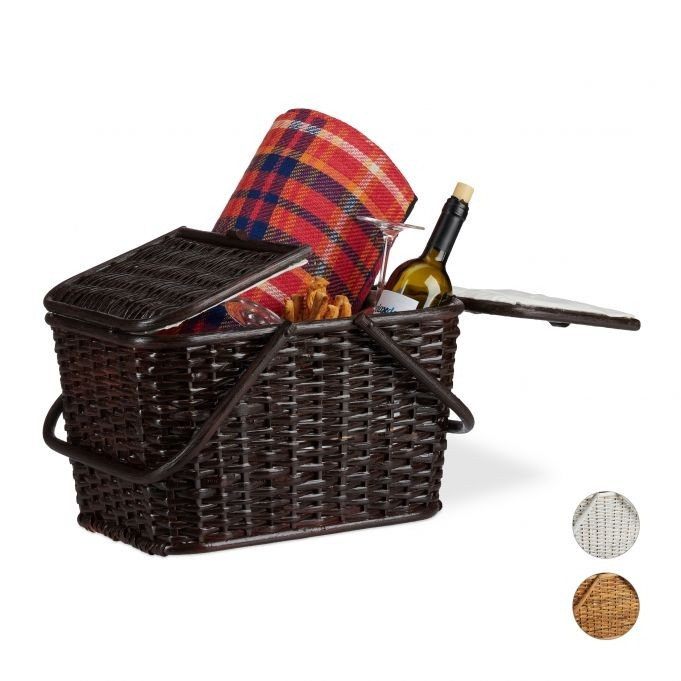 Picknickmand met deksel