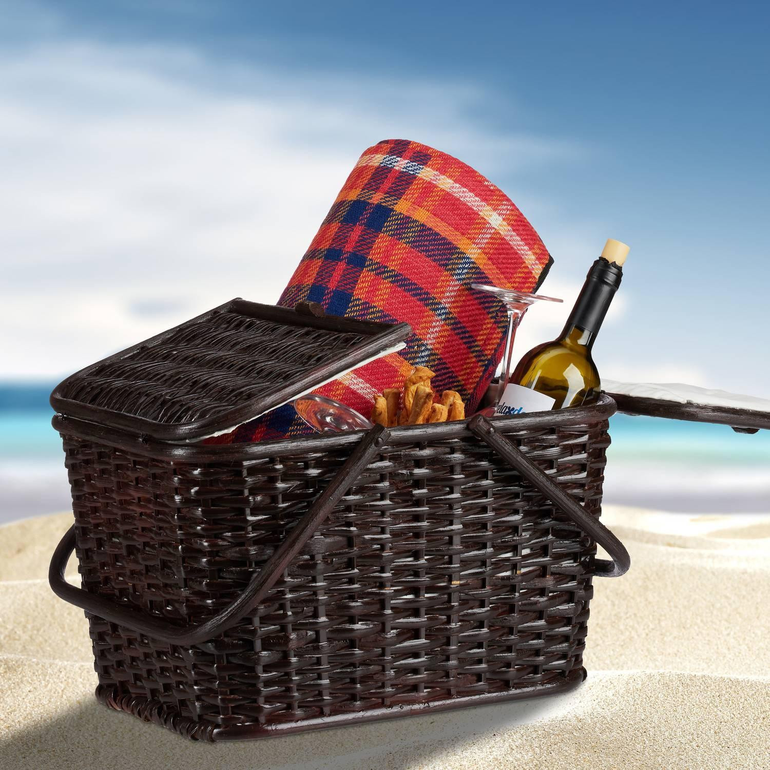 Cestino da picnic con coperchio