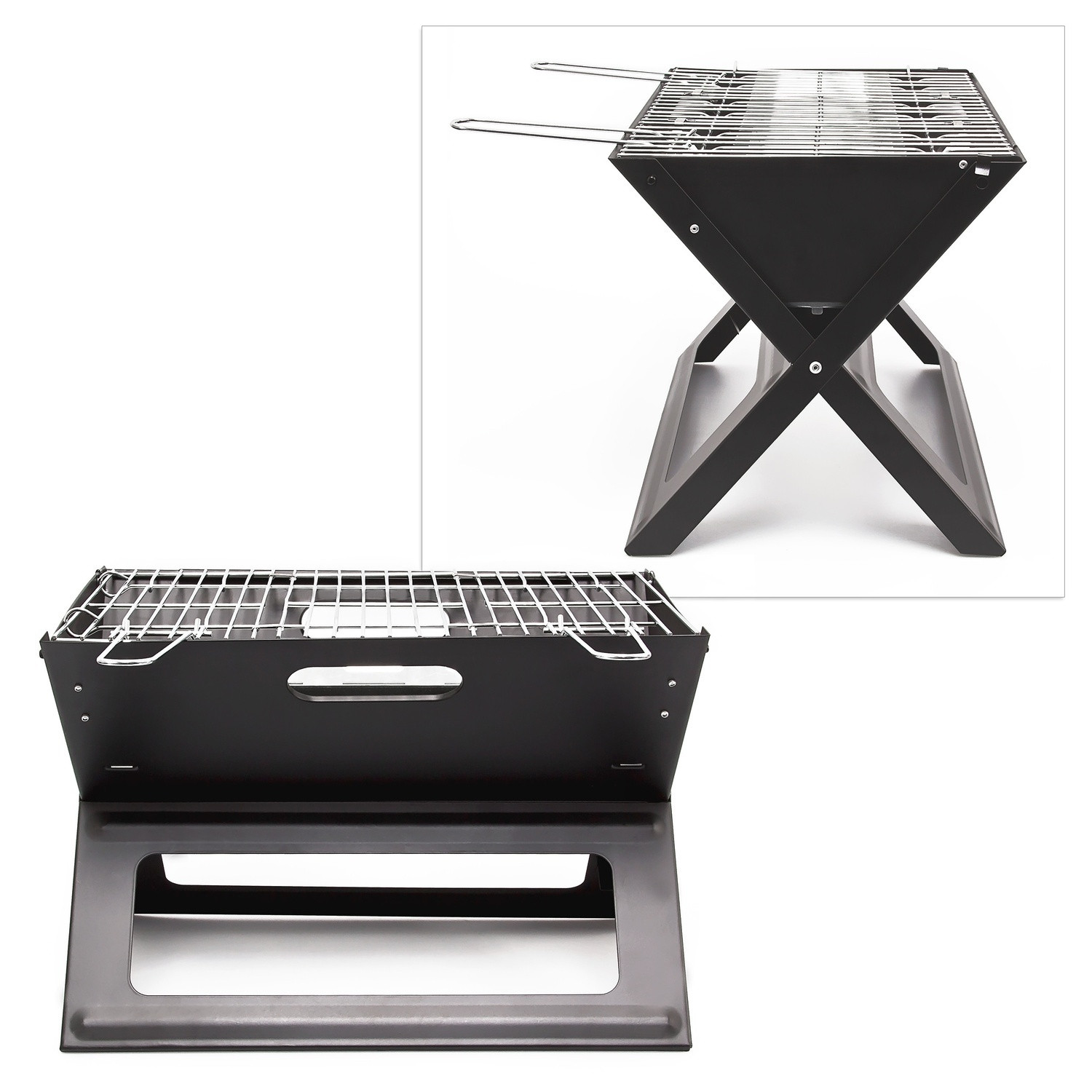 Folding grill portable