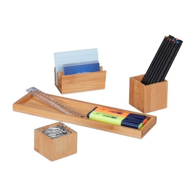 Ensemble d'organisation de bureau 4 pièces