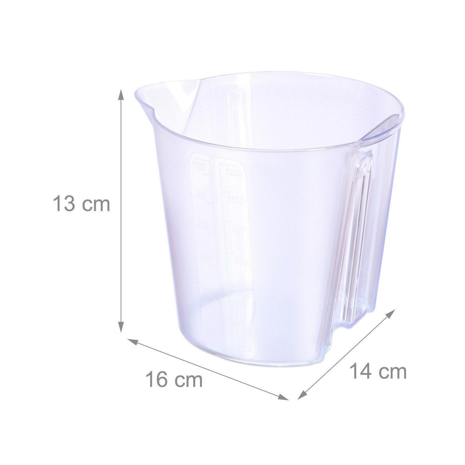 Measuring cup with digital kitchen scale