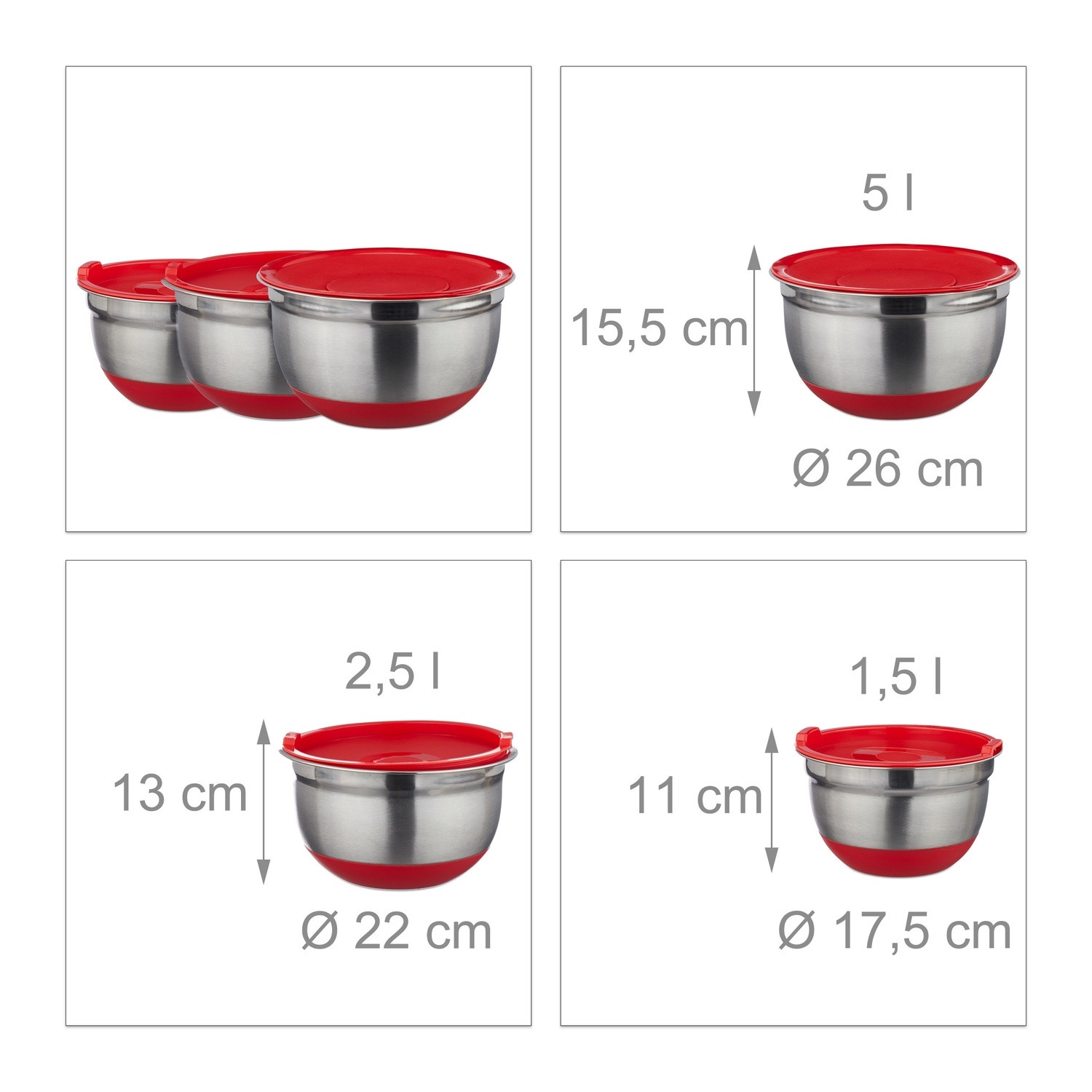 Set da cucina 17 pezzi