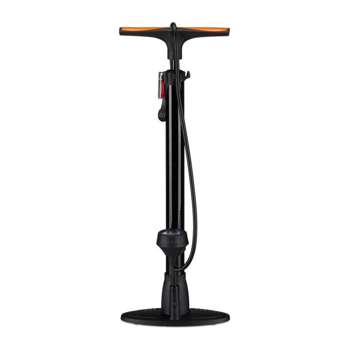 Fietspomp met manometer