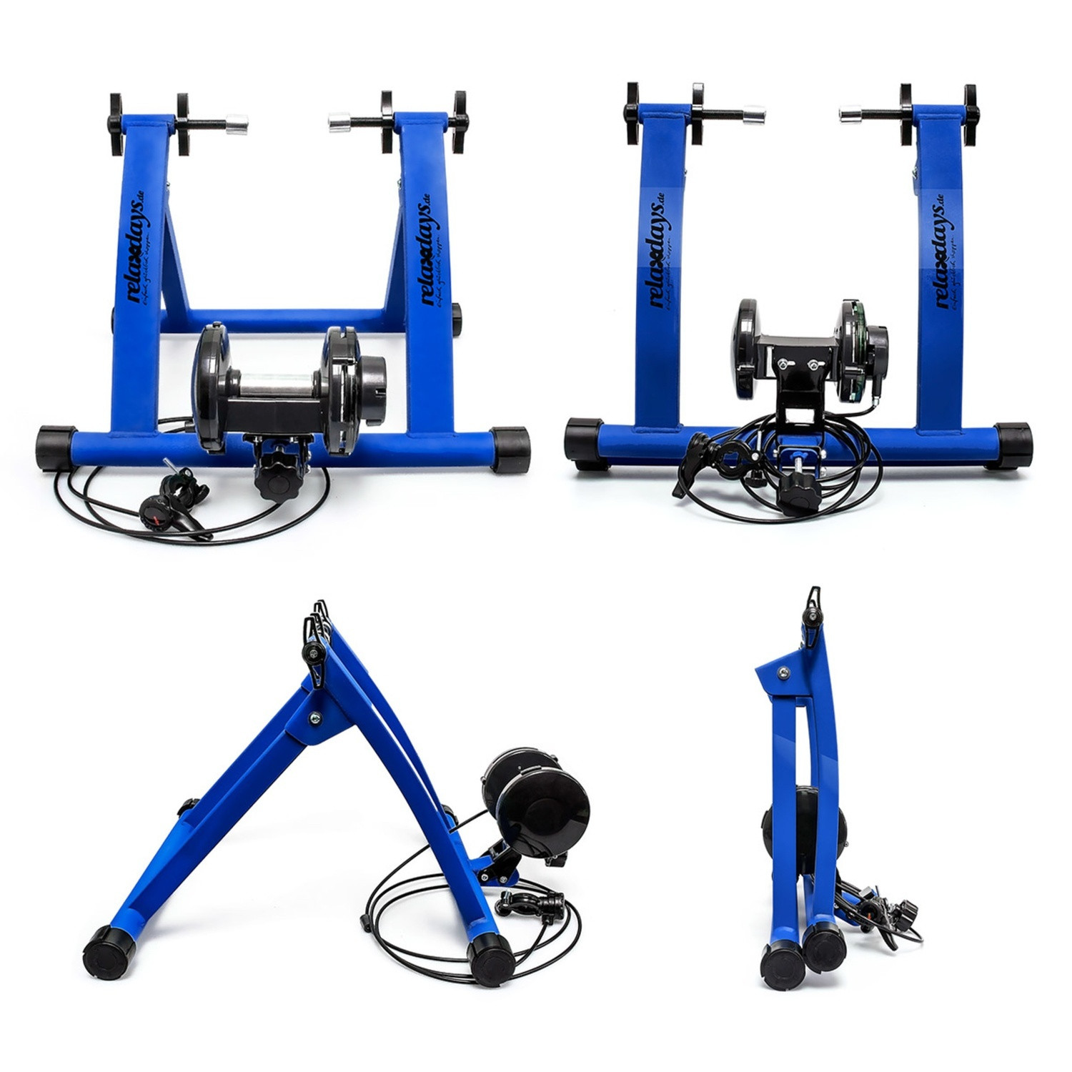 Bicycle trainer with 6 gears